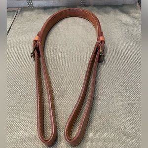 Authentic Louis Vuitton Vachetta Leather Shoulder Bag Strap. Petite Noe Strap